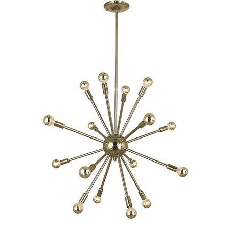 16-Light Mahogany Bronze Simone Chandelier